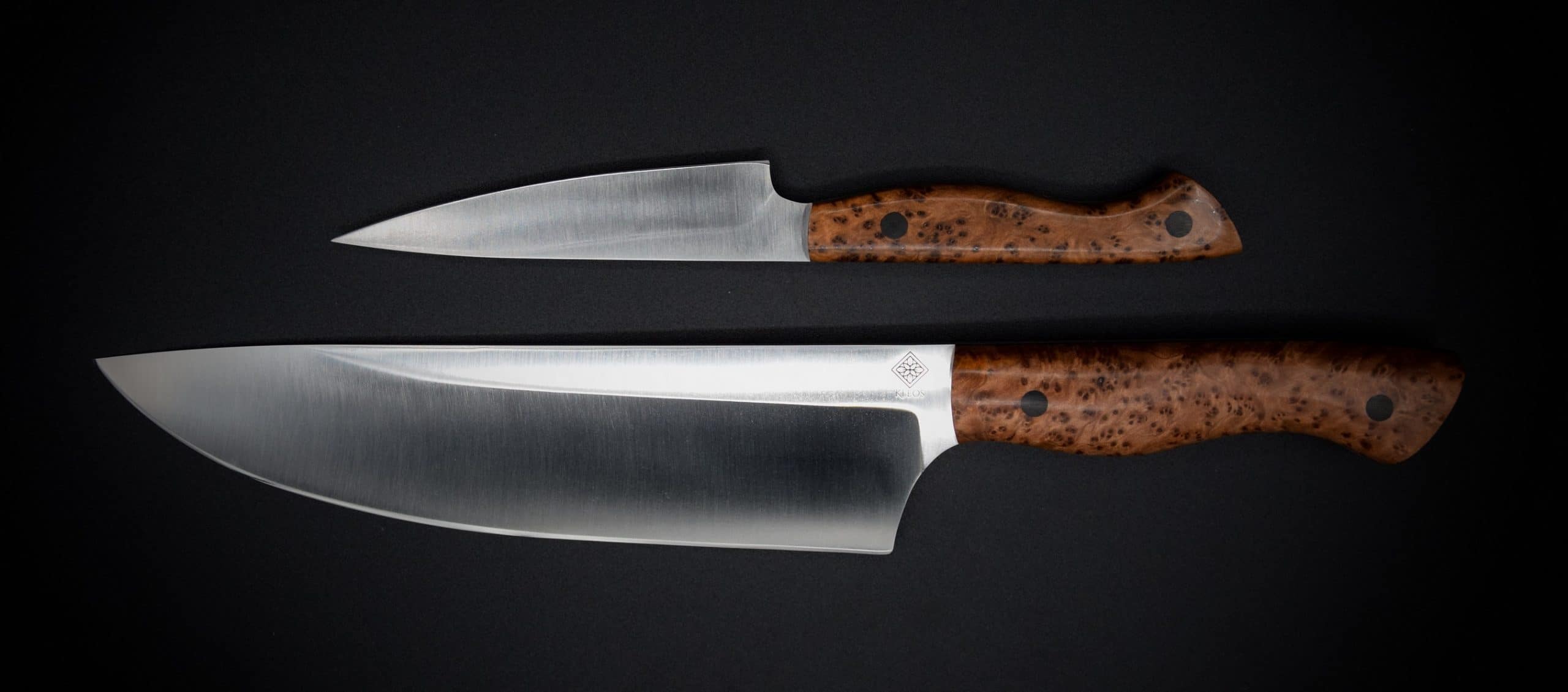 Simplicité : Couteaux de cuisine en bois naturel