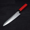 couteau de cuisine japonais Gyuto. Lame en Acier inox. Manche en charme.