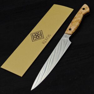 Couteau Grand Office en Bouleau Madré de Norvège