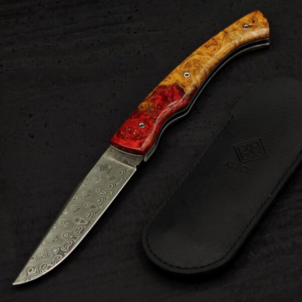 Couteau de poche damas Lykos